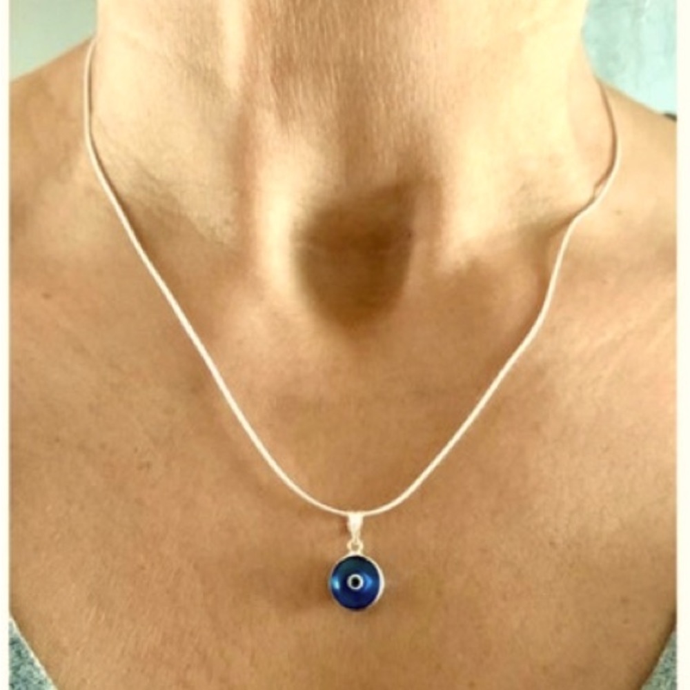 Blue Evil Eye Necklace